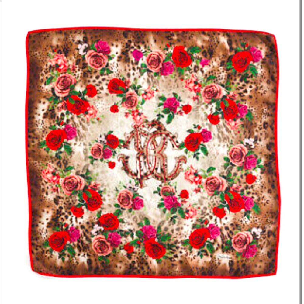 Roberto Cavalli | Authentic Silk Animalier Scarf NEW